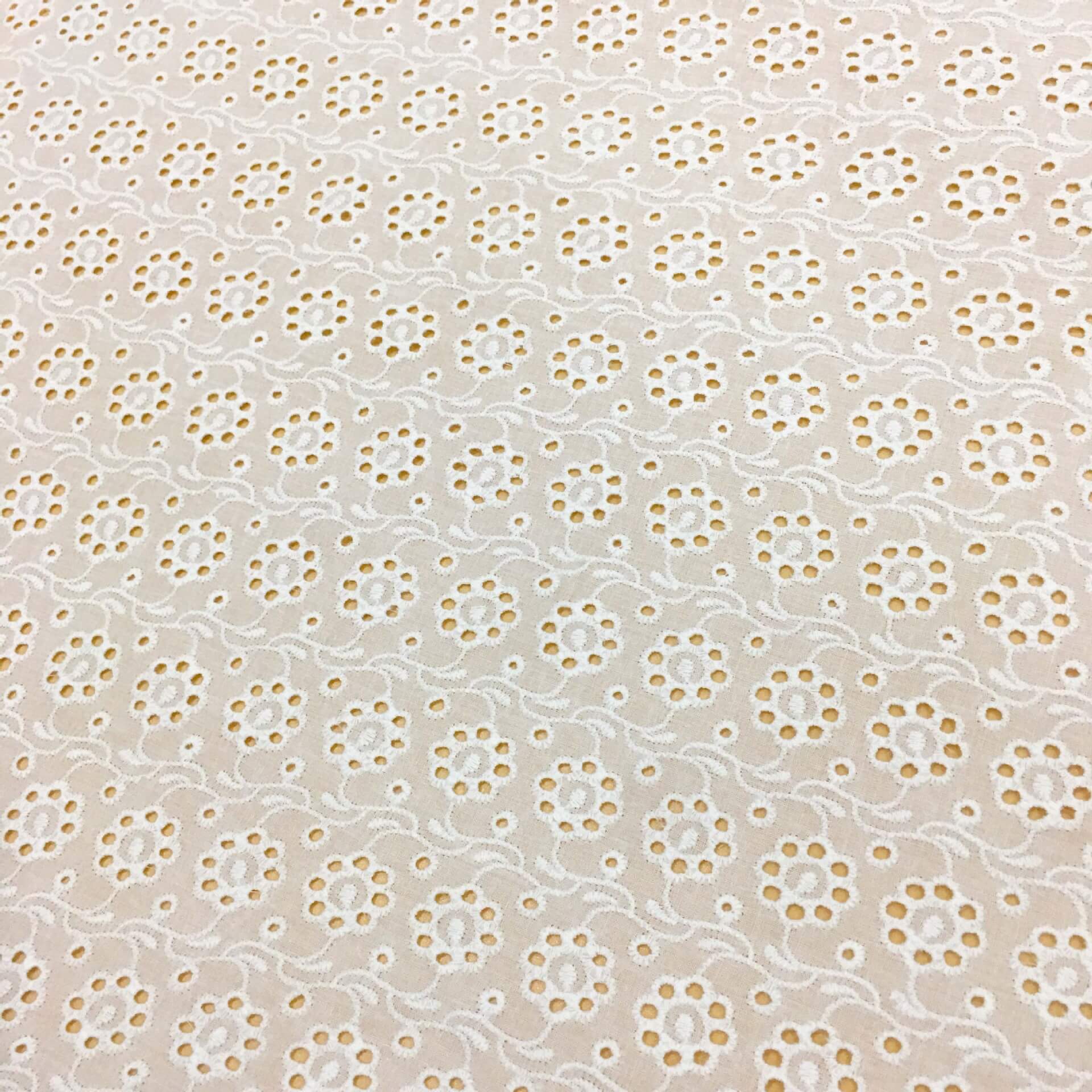 Embroidered Fabric Eyelet All-Over 100% Cotton for Women's Wear Wholes 4